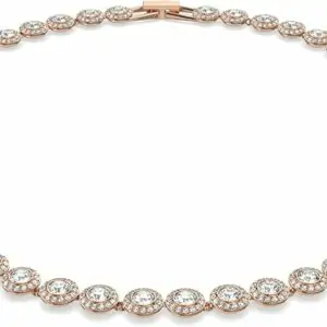Swarovski roséguld halskæde med funklende krystaller, udtryk din unikke stil og potentiale, Angelic