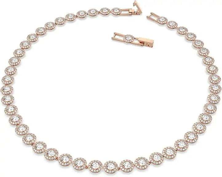 Swarovski roséguld halskæde med funklende krystaller, udtryk din unikke stil og potentiale, Angelic - Image 2