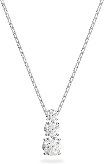 Halskæde med funklende Swarovski krystaller, Luksuriøs gaveidé, Attract Trilogy