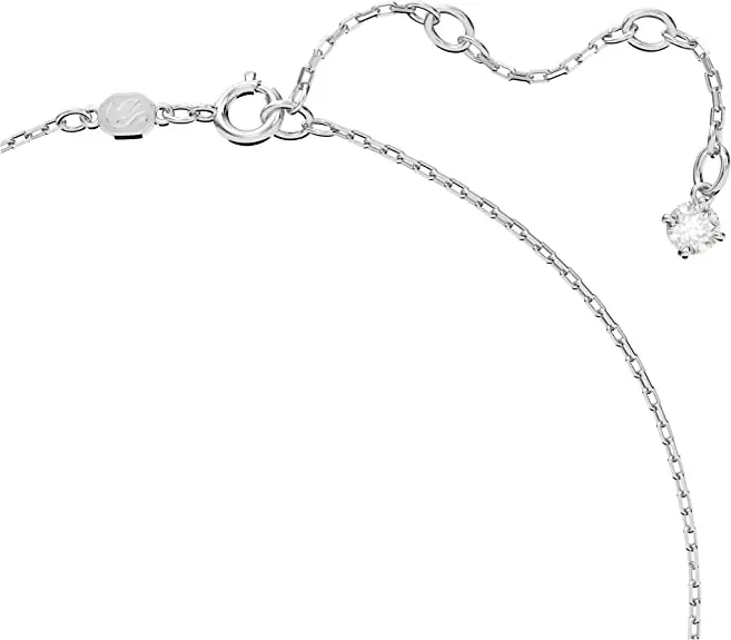 Halskæde & øreringe med blå Swarovski krystaller, Swarovski Millenia - Image 3