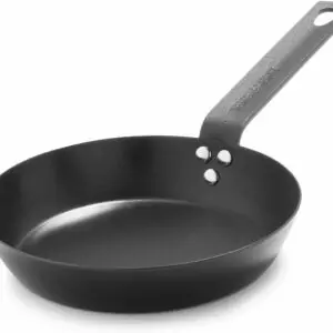 Merten & Storck Carbon Steel Induktion Stegepande 20 cm Pre-coated Carbon Steel Ovnsikker Sort
