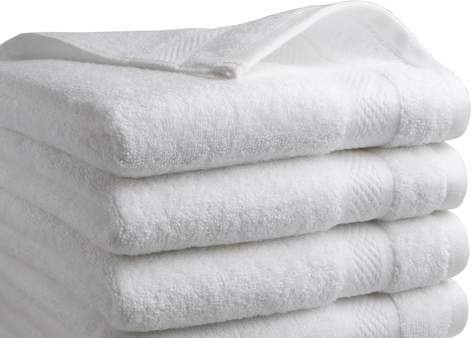 Håndklædesæt - 15 dele - 500 g/m² - 100% bomuld - Hotel kvalitet - Absorberende - OEKO-TEX certificeret - Hvid - Image 2