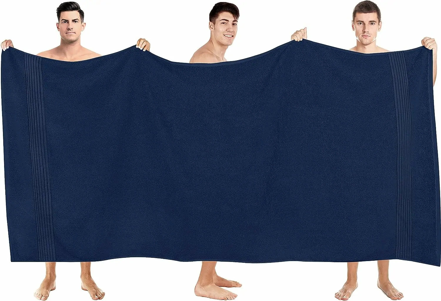 Badehåndklæde, ekstra stort, 4XL, 700 g/m², 100% bomuld, blå - Image 2
