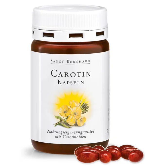 Carotin Kapsler – Naturlig hudglød og næring med Carotinoider & Vitamin E | 100 kapsler