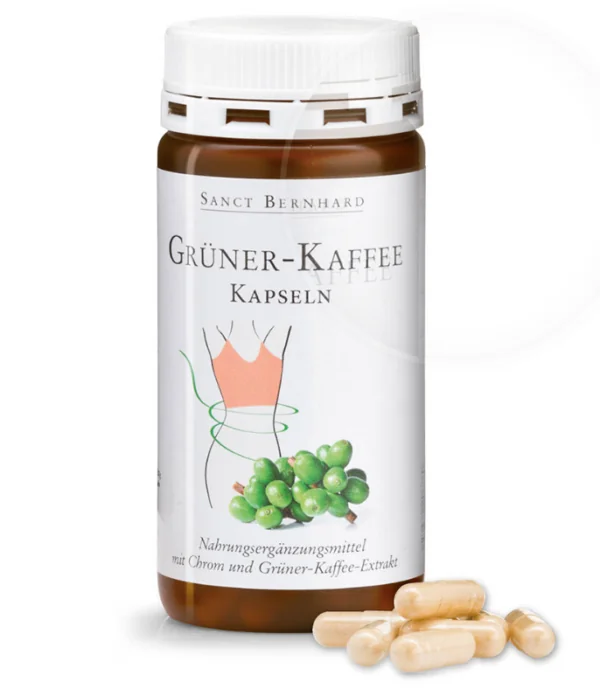 Grøn Kaffe Kapsler – Støtte til Blodsukker og Vægtkontrol | 120 kapsler