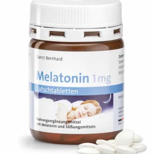 Melatonin 1 mg Suttetabletter – 120 stk. for hurtigere indsovning og bedre søvnrytme