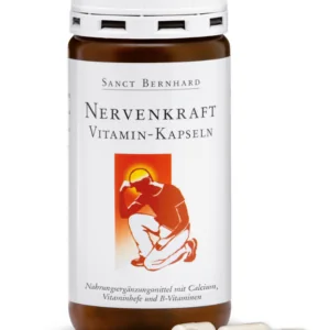 Nervekraft Vitamin Kapsler med B-Vitaminer | Støtter Nervesystem og Energi | 180 Kapsler