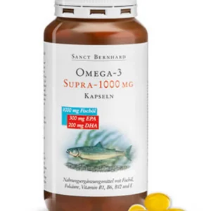 Omega-3 Supra-1000 mg kapsler – Højkoncentreret Omega-3 til en sund hjertefunktion