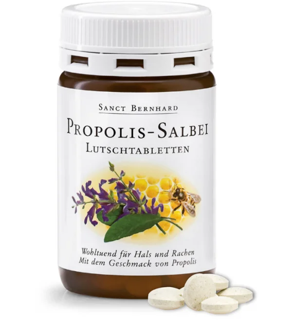 Propolis Salvie Suttepastiller – Naturlig lindring for hals og svælg