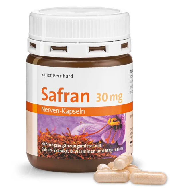Safran Nerve-Kapsler - Støt Dit Nervøse Velvære Naturligt | 60 Kapsler