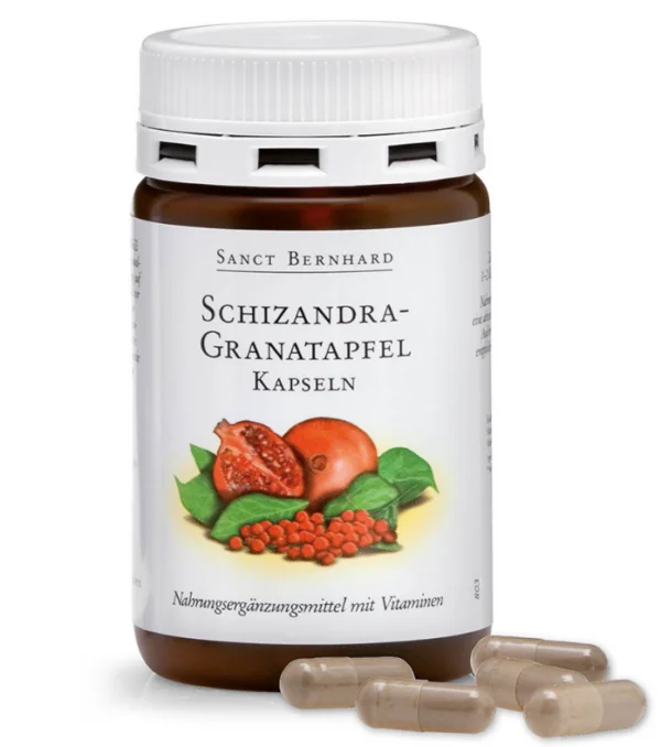 Schizandra Granatæble Kapsler – Naturlig antioxidantboost