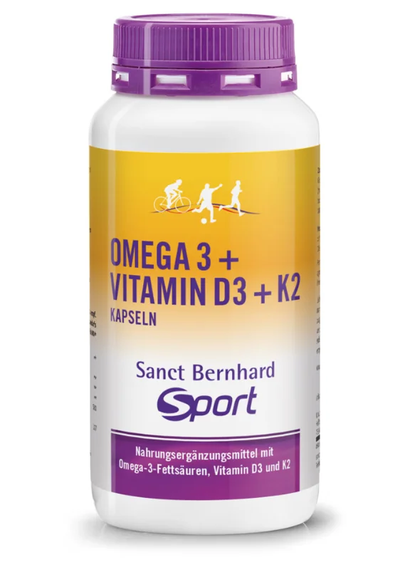 Sport Omega-3 + Vitamin D3 + K2 Kapsler – Det perfekte trio for aktive mennesker