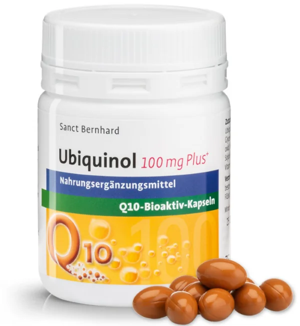 Ubiquinol 100 mg Q10 Bioaktiv PLUS Kapsler – Øjeblikkelig energi og hjertestøtte
