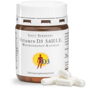 Vitamin D3 5.600 I.E. Depot kapsler – Ugentlig dækning med én kapsel
