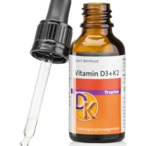 Vitamin-D3+K2-dråber 30 ml – Sundhed for knogler, muskler og immunsystem