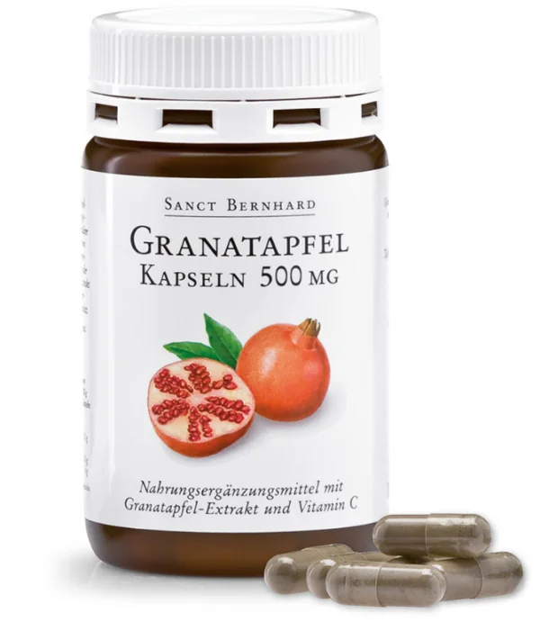 Granatæble kapsler 500 mg – Naturlig styrke i hver kapsel