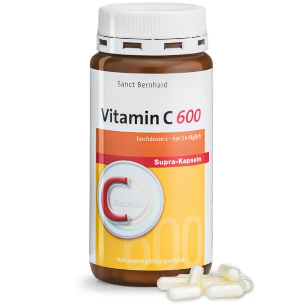 Vitamin C 600 kapsler - højdosis C-vitamin