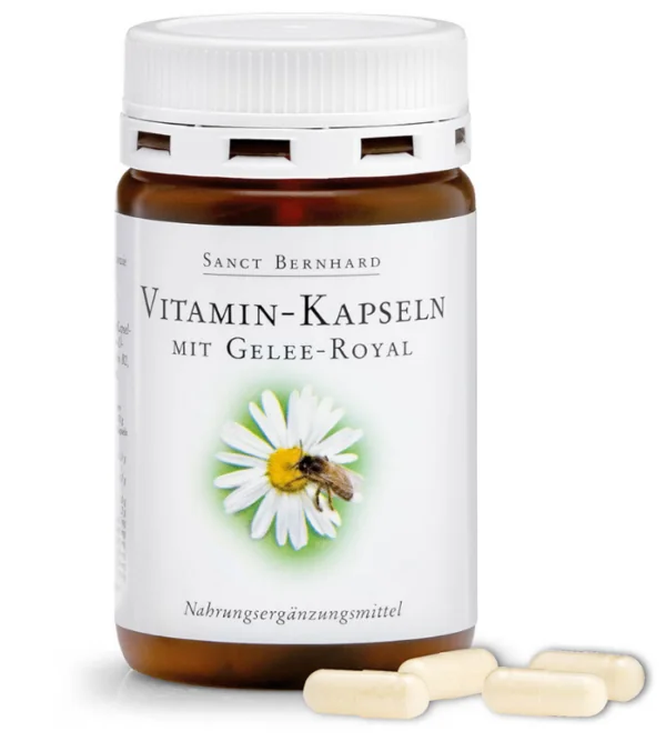 Vitamin kapsler med Gelee-Royal – Naturlig energi og styrke fra bikuben
