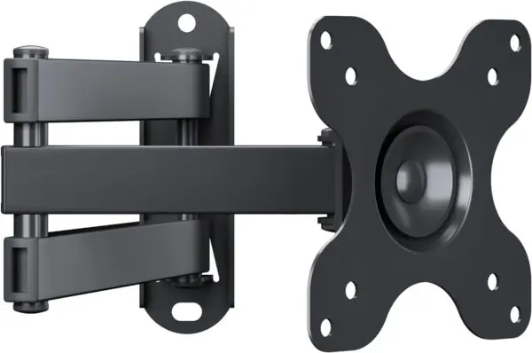 Universal PC og TV Vægbeslag med Tilt & Drej til 13-30" Skærme - Op til 15 kg - VESA 75x75/100x100 mm