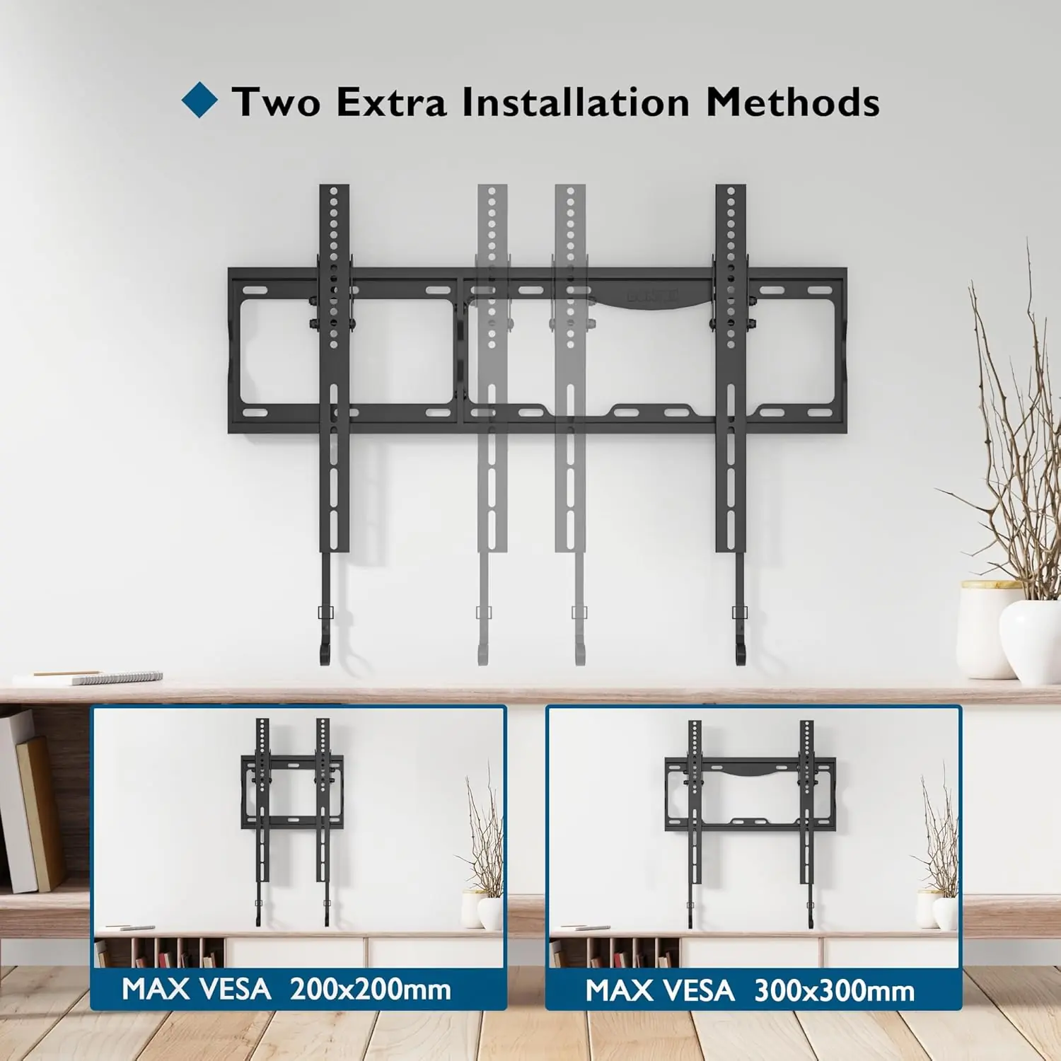 Robust TV Vægbeslag med Tilt for 17-86" TV op til 75 kg – Max VESA 600x400 mm - Image 2