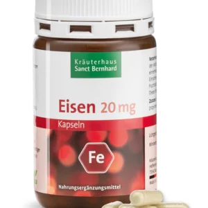 Jern-Kapsler - Effektivt jern tilskud til energi og immunforsvar  | 120 Kapsler