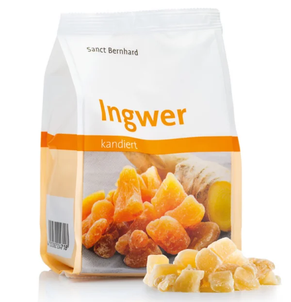 Kandiseret Ingefær – Smagfuld og mavevenlig delikatesse | 250 gram