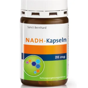 NADH Kapsler 20 mg – Stabiliseret Energi og Vitalitet med Aktivt B3-Vitamin |  30 stk.