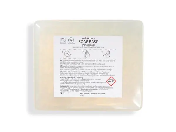 10 kg Transparent Glycerinsæbe – SLS-fri sæbebase til sæbefremstilling