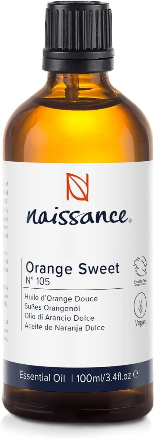 Sød Appelsinolie – 100% Ren Koldpresset Æterisk Olie (100 ml) | Frisk & Opkvikkende