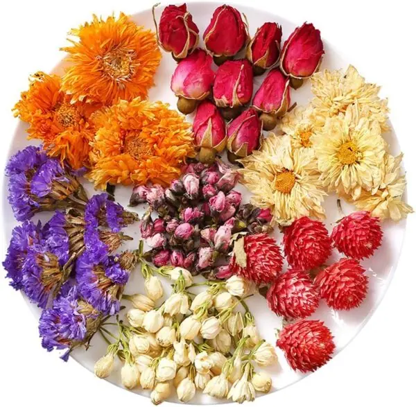 Tørrede blomsterblade & knopper – 9 sorter til DIY, duftposer & dekoration