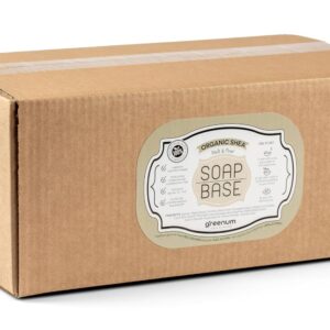 Økologisk sheasmør sæbebase – SLS/SLES-fri, vegansk glycerinsæbe, 12 kg