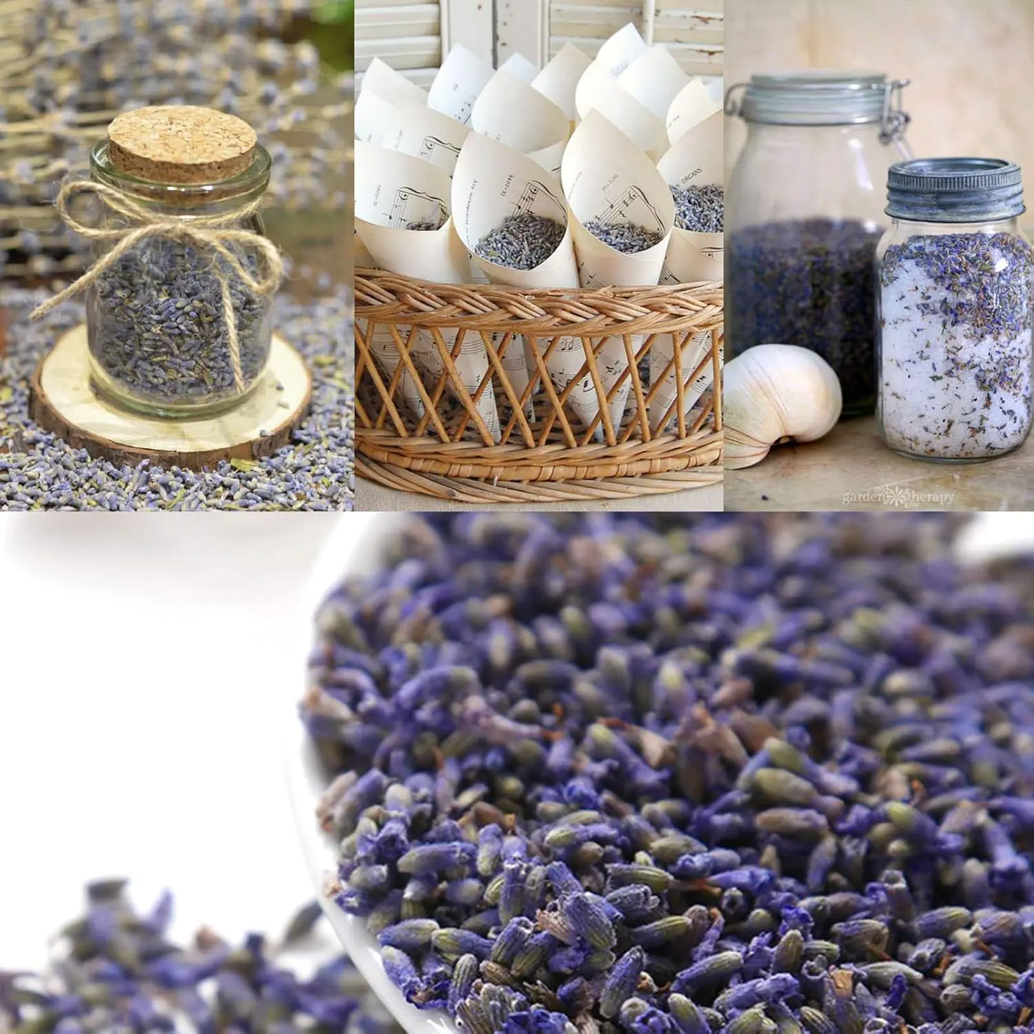 Tørret lavendel 900 g – Duftende lavendelblomster til puder, sæber & duftposer - Image 2