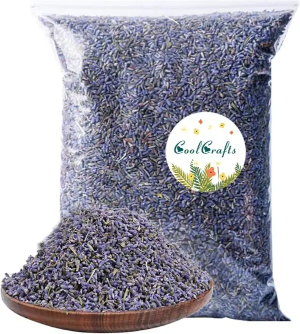 Tørret lavendel 900 g – Duftende lavendelblomster til puder, sæber & duftposer